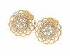 18k gold plated set pendant earrings xuping